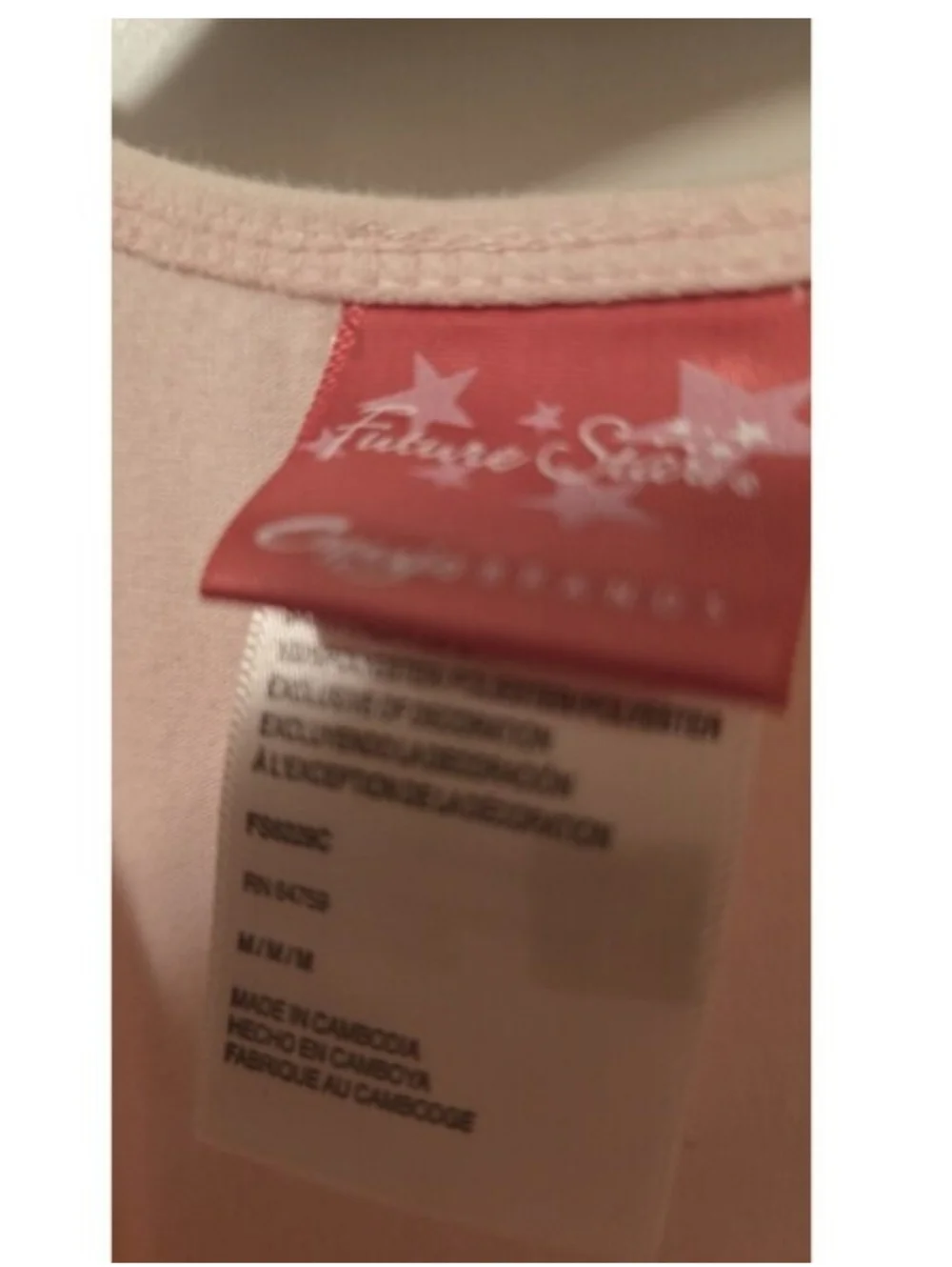 Future Star Capezio Size M Pink Leotard GIRLS